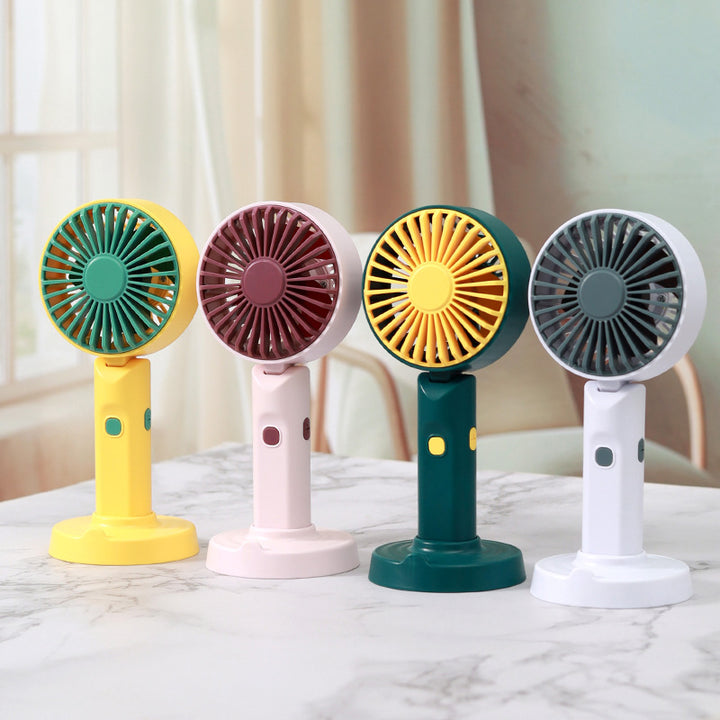Unisex Tragbarer Tischventilator mit Aufladestation Karnz