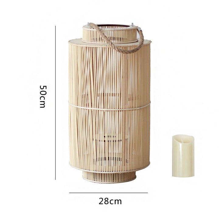 Dekorative Rattan-Laterne Karnz