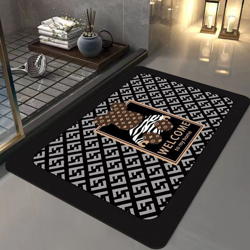 Luxuriöse abstrakte Design-Badematte
