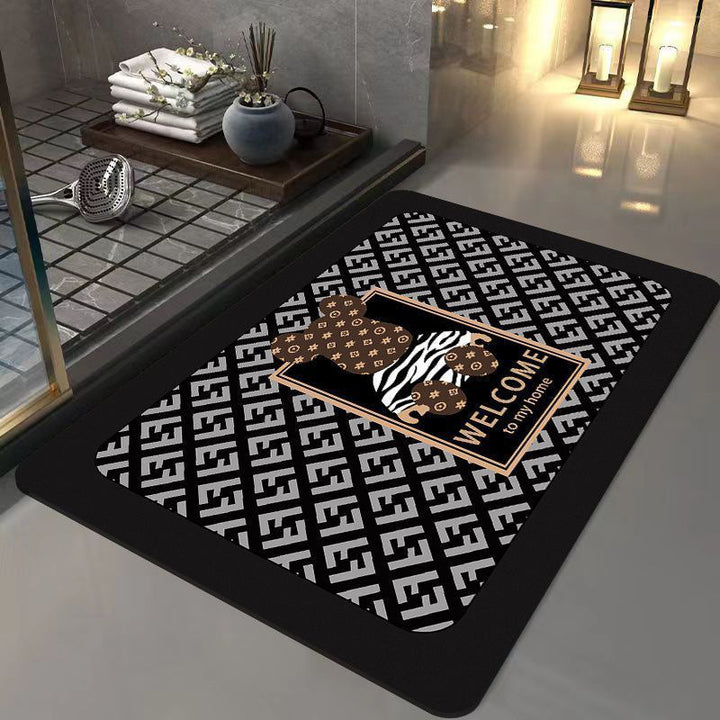 Luxuriöse abstrakte Design-Badematte