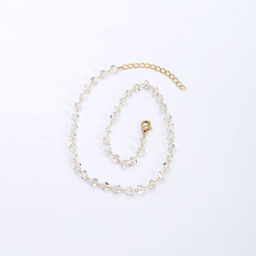 Elegante Kristall Brillen Kette Karnz