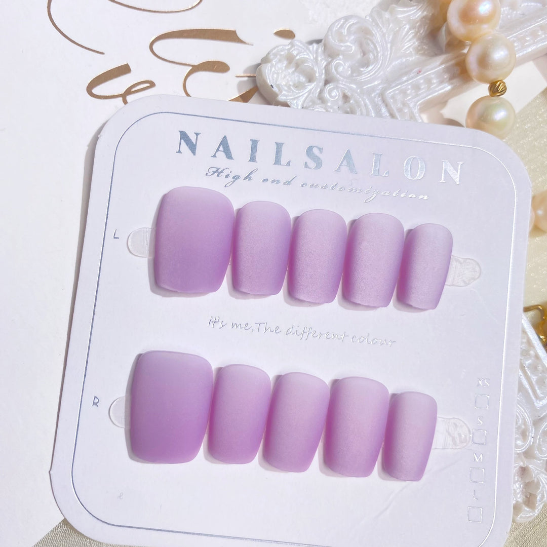 Matte Press-On Nail Art Kollektion