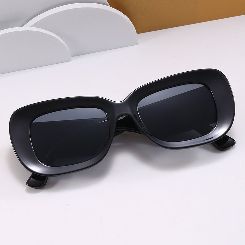 Damen oversized Kunststoff-Sonnenbrille Karnz