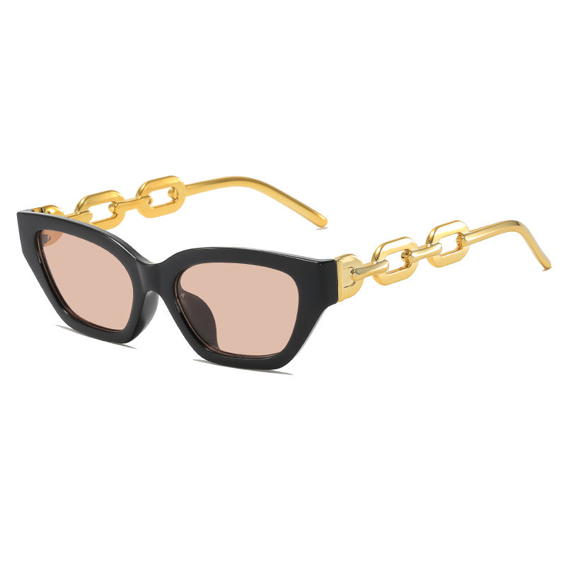 Trendige Retro Katzenaus Augen Sonnenbrillen Karnz