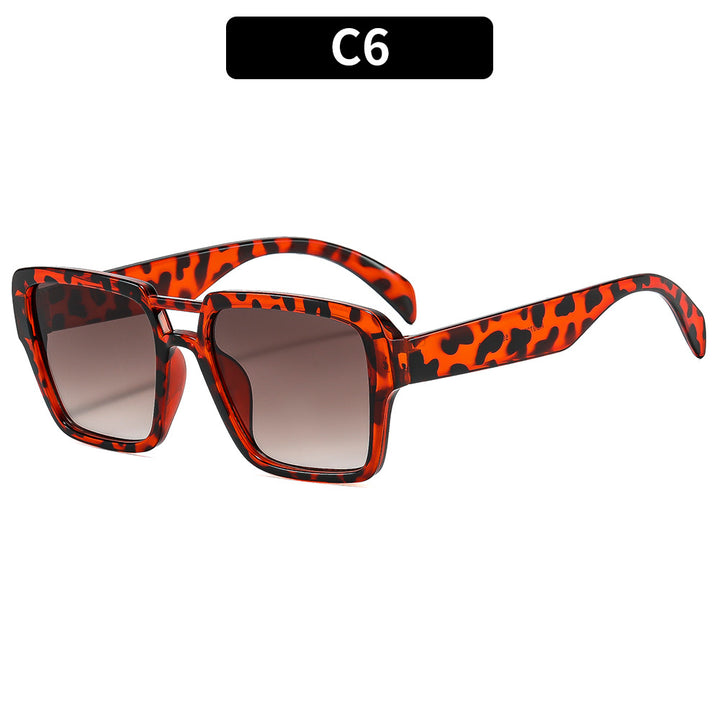 Chic Design Stylische Quadratische Rahmen Sonnenbrille