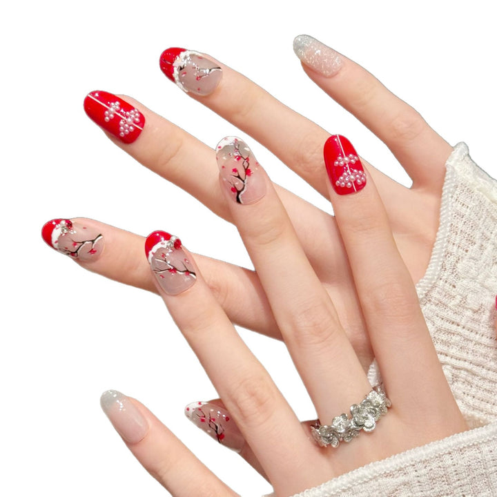 Elegante Blumennagelkunstkollektion