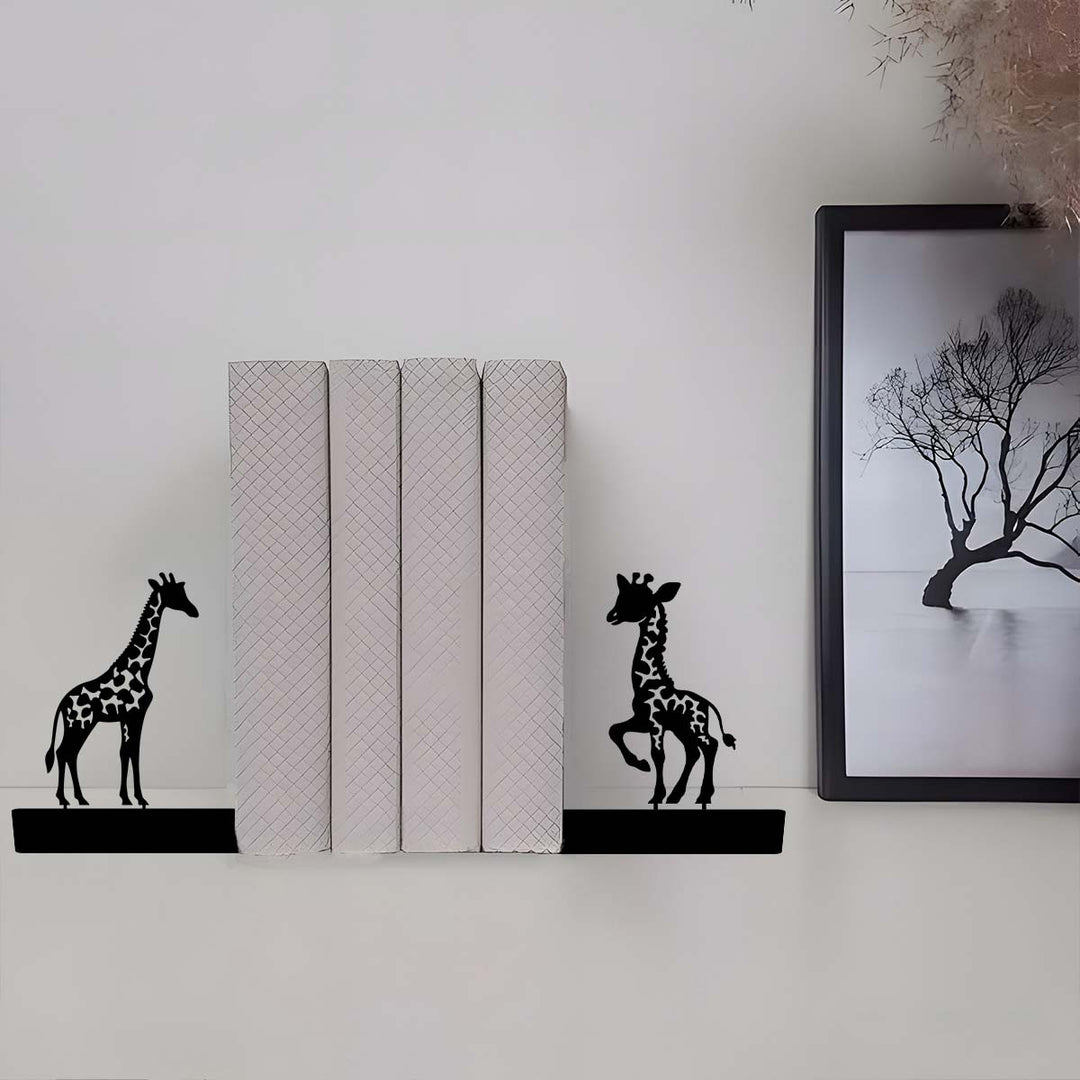 Künstlerische Giraffe Buchstütze