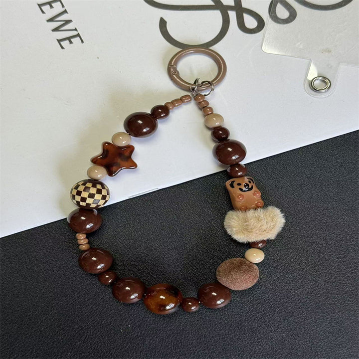 Dekorativer Beaded Schlüsselanhänger Halter Karnz