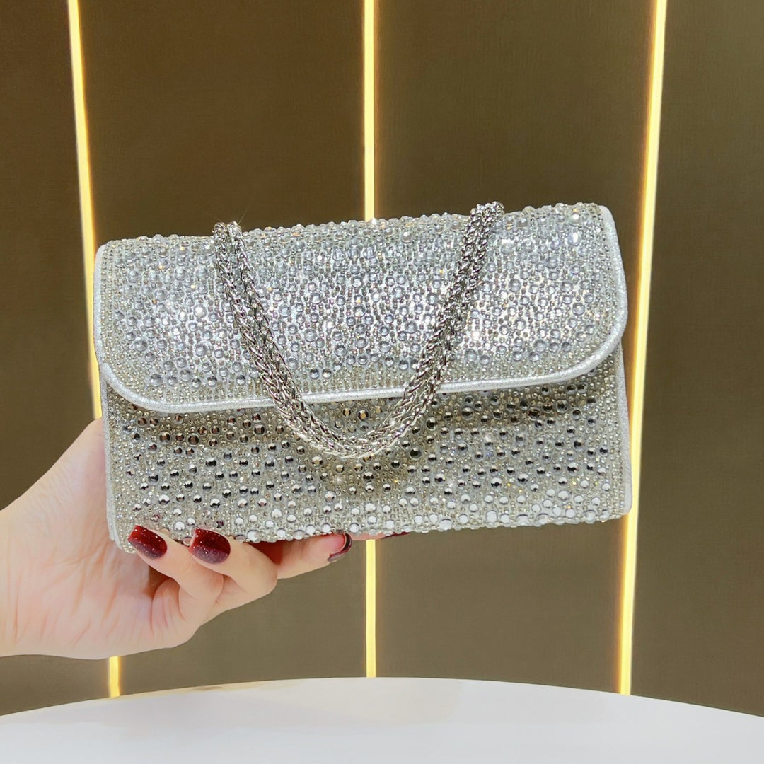 Rhinestone-besetzte Abend-Clutch