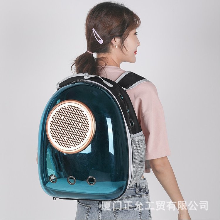 Unisex Transparente Haustier-Rucksack mit Belüftungsfunktion Karnz