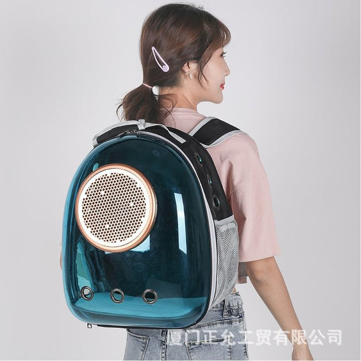 Unisex Transparente Haustier-Rucksack mit Belüftungsfunktion Karnz
