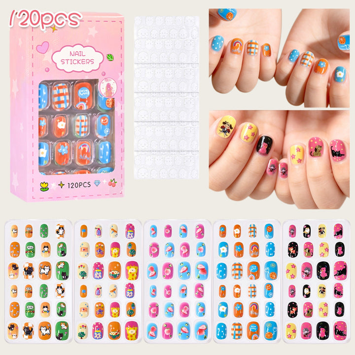 Kreatives Cartoon Nagelkunst Aufkleber Set Karnz