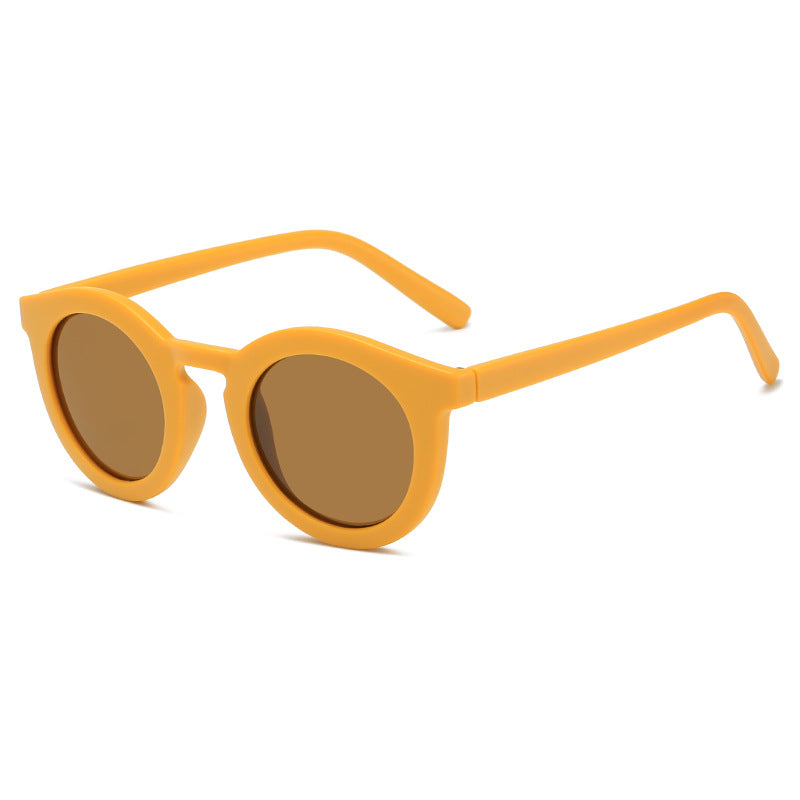 Damen runde Sonnenbrille mit modischem Design und UV-Schutz Karnz