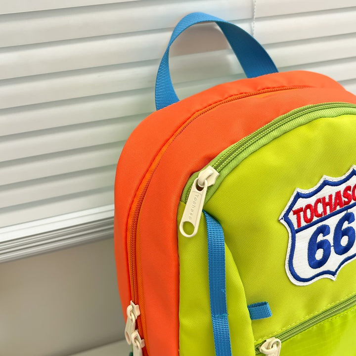 Bunte Patchwork-Rucksack Karnz