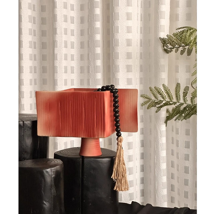 Rustikale dekorative Tischlampe