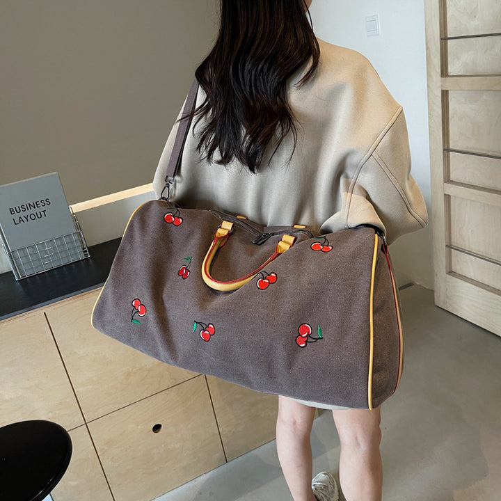 Elegante bestickte Reisetasche Karnz