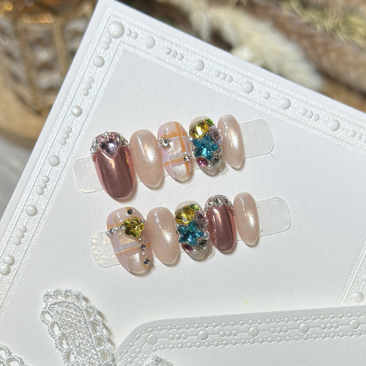 Künstlerisch Thematisiertes Nail Art Set Karnz
