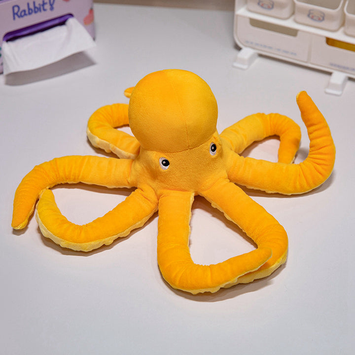Soft-Octopus Boden Kuschelkissen mit gewellten Tentakeln und schwerem, umarmbarem Kern Karnz