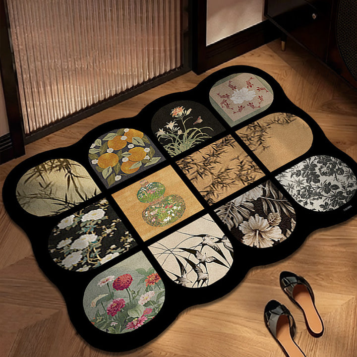 Vintage-inspiriertes dekoratives Teppich