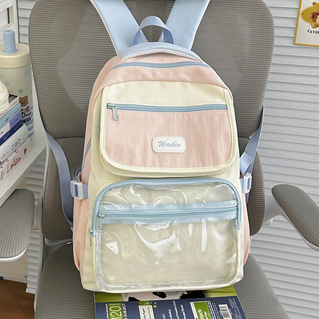 Multi-Taschen Transparenter Rucksack Karnz