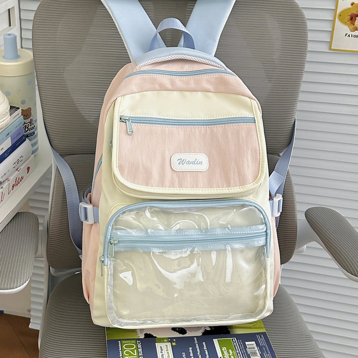 Multi-Taschen Transparenter Rucksack Karnz