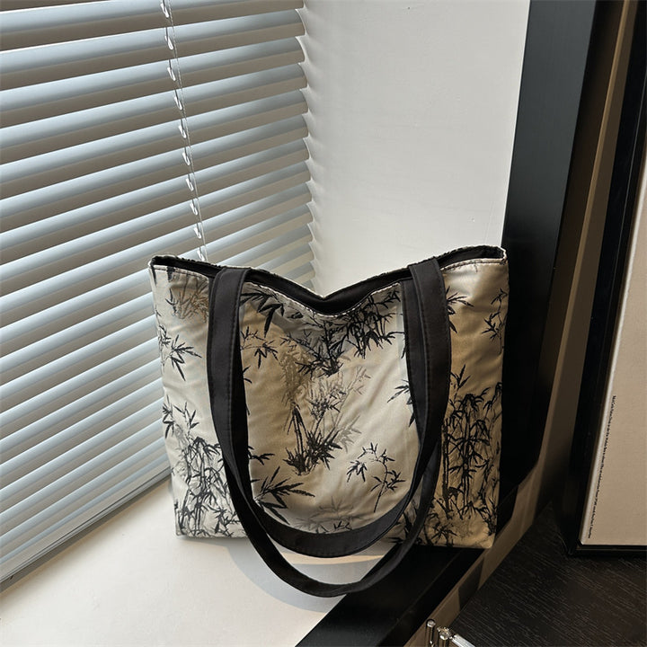 Stylische Bambusdruck-Tasche Karnz