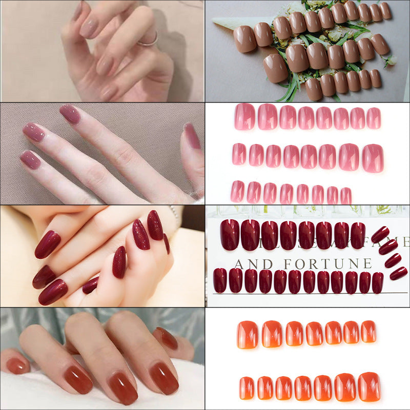 Glänzendes Press-On Nagelset Karnz 1790727558