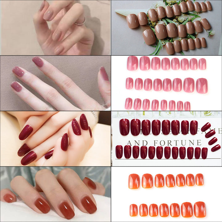 Glänzendes Press-On Nagelset Karnz 1790727558