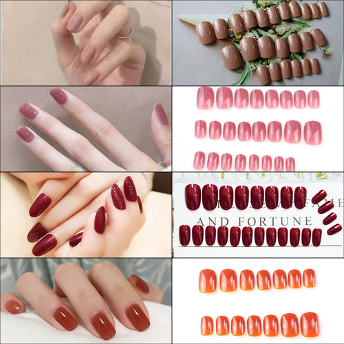 Glänzendes Press-On Nagelset Karnz 1790727558