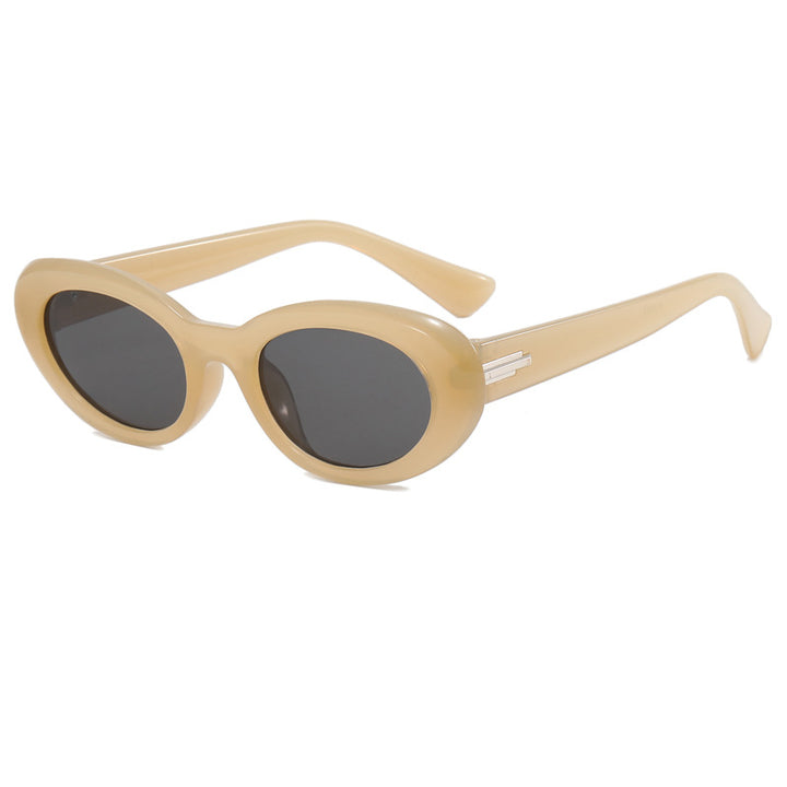 Damen stilvolle Sonnenbrille im extravaganten Design Karnz