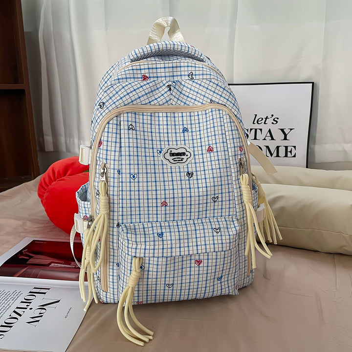 Süßer Multi-Taschen Druck Rucksack Karnz
