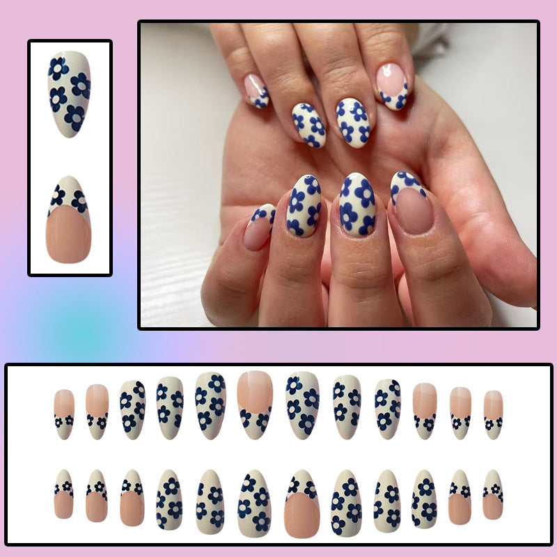 Florale Nagelkunst Sticker