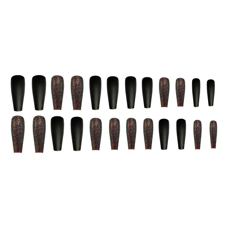 Elegante Matte Stiletto Nagelerweiterungen