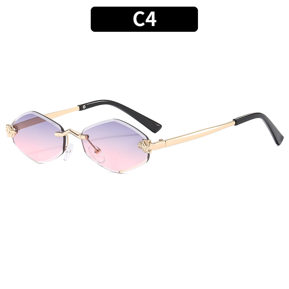 Elegante Augenwinkel-Sonnenbrille