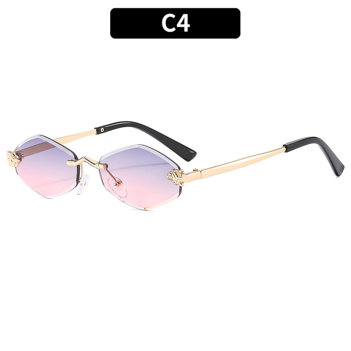 Elegante Augenwinkel-Sonnenbrille