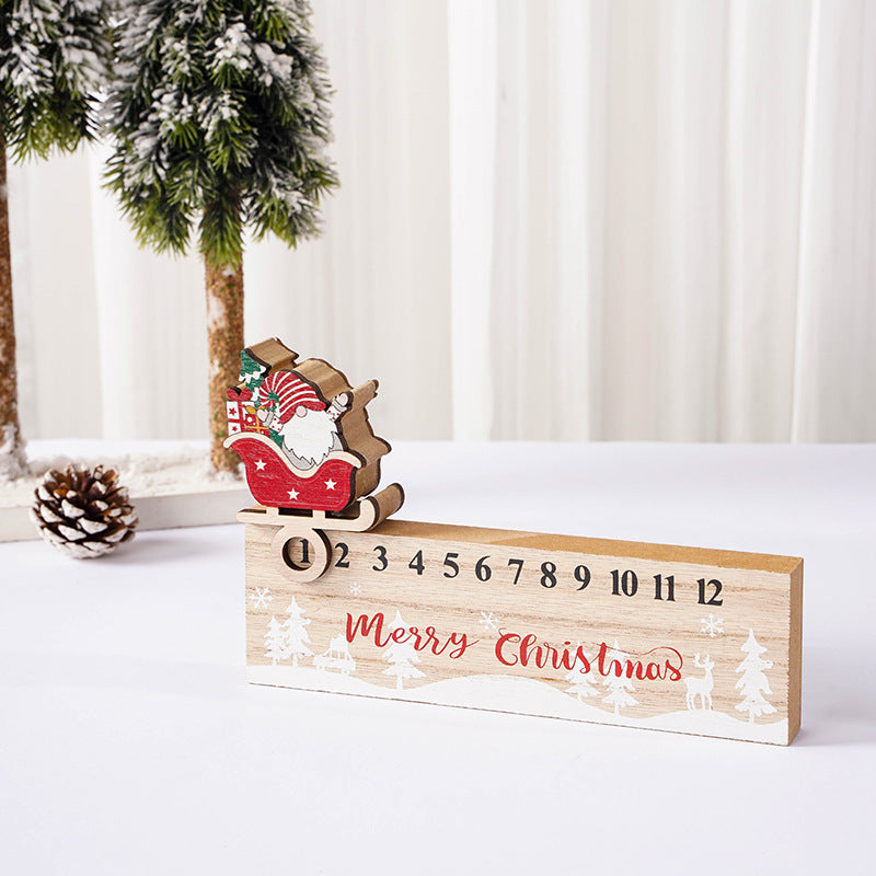 Adventskalender-Countdown Dekoration Karnz