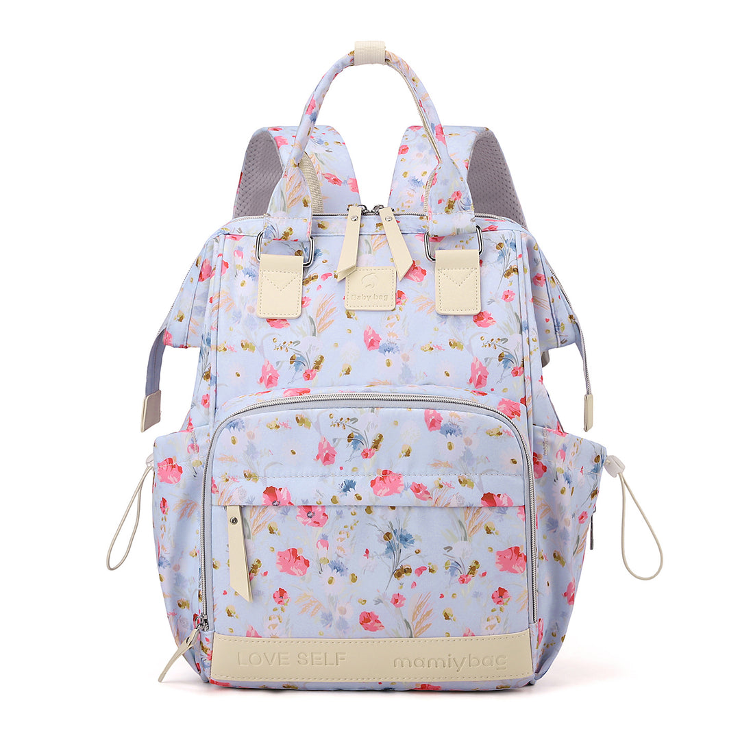 Blumenmuster Multifunktionaler Rucksack Karnz