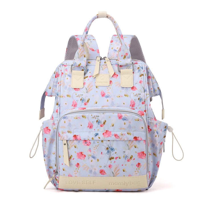 Blumenmuster Multifunktionaler Rucksack Karnz