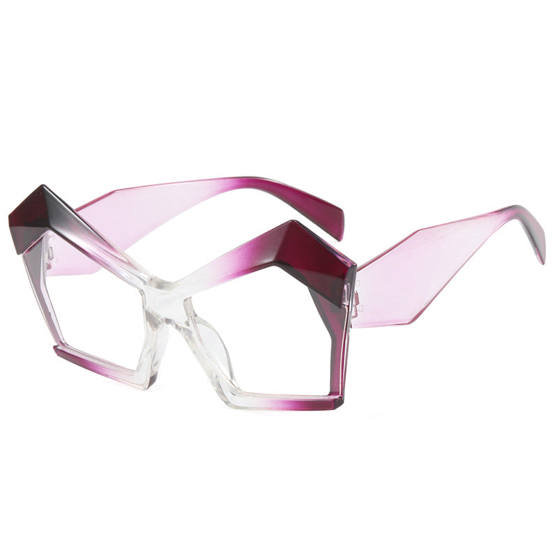 Damen geometrische Designerbrille Karnz