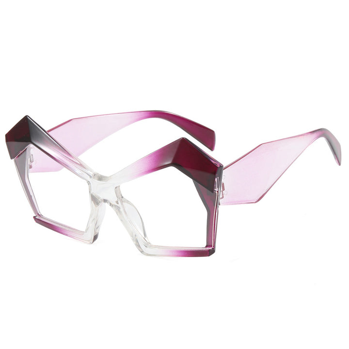 Damen geometrische Designerbrille Karnz