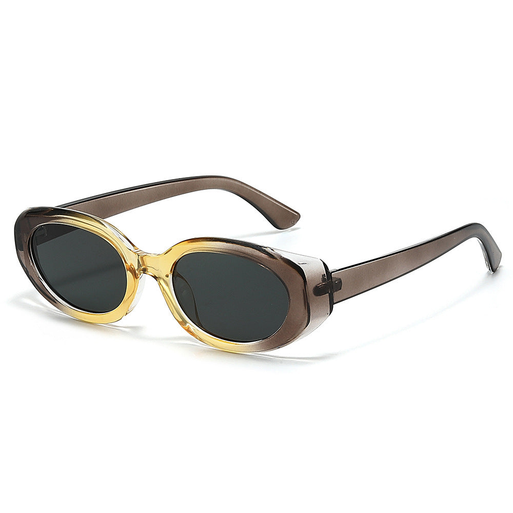 All-Day Comfort Retro Oval Sonnenbrillen Karnz