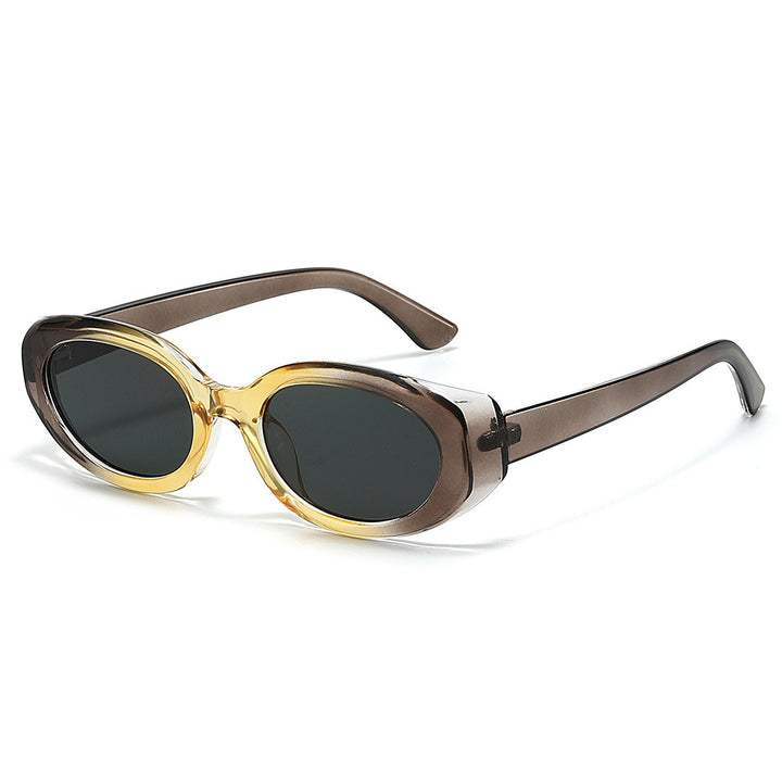 All-Day Comfort Retro Oval Sonnenbrillen Karnz