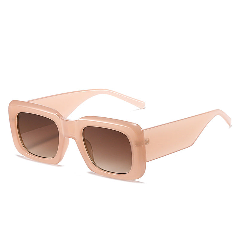 Damen quadratische Modetrends Sonnenbrille Karnz