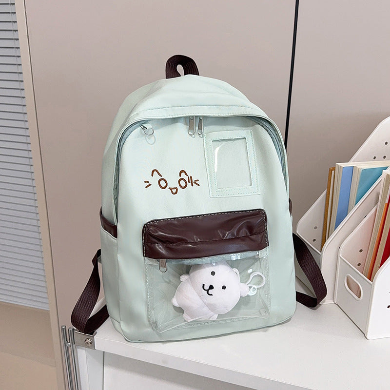 Niedlicher illustrierter Schulrucksack