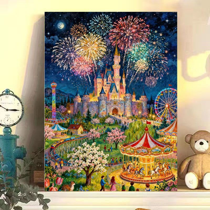Fantasy Park Abenteuer Wandkunst Karnz