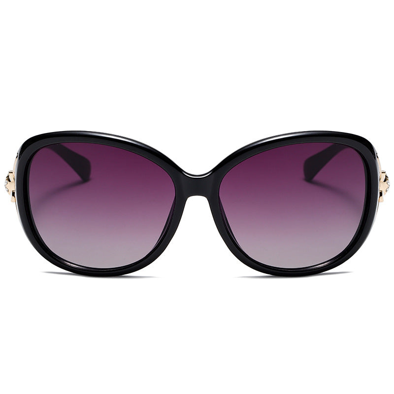 Damen Modische Sonnenbrille im eleganten Design mit auffälligen Verzierungen Karnz
