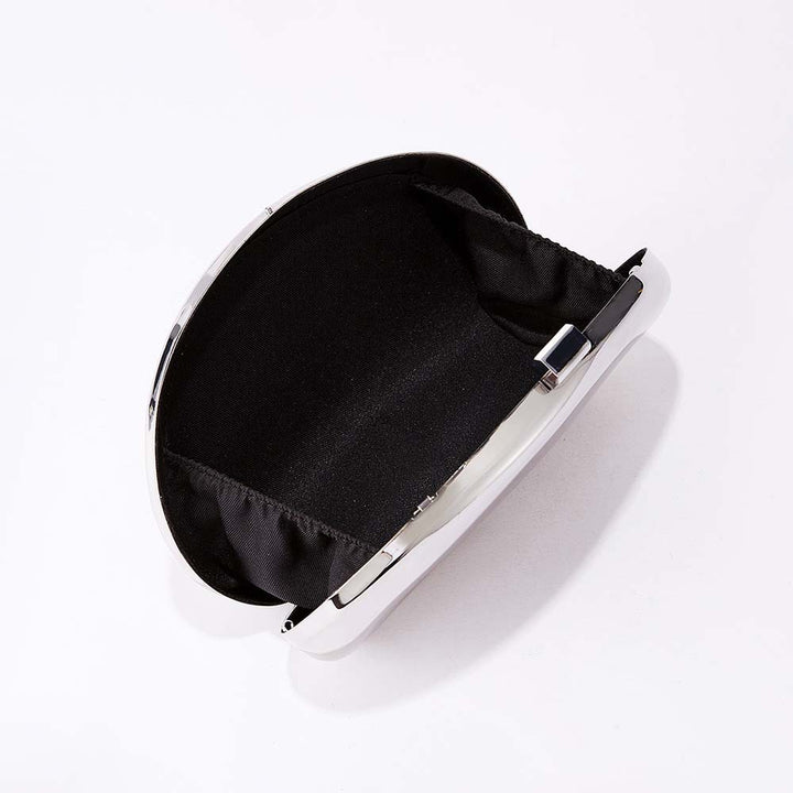 Skulptierte Metall-Clutch