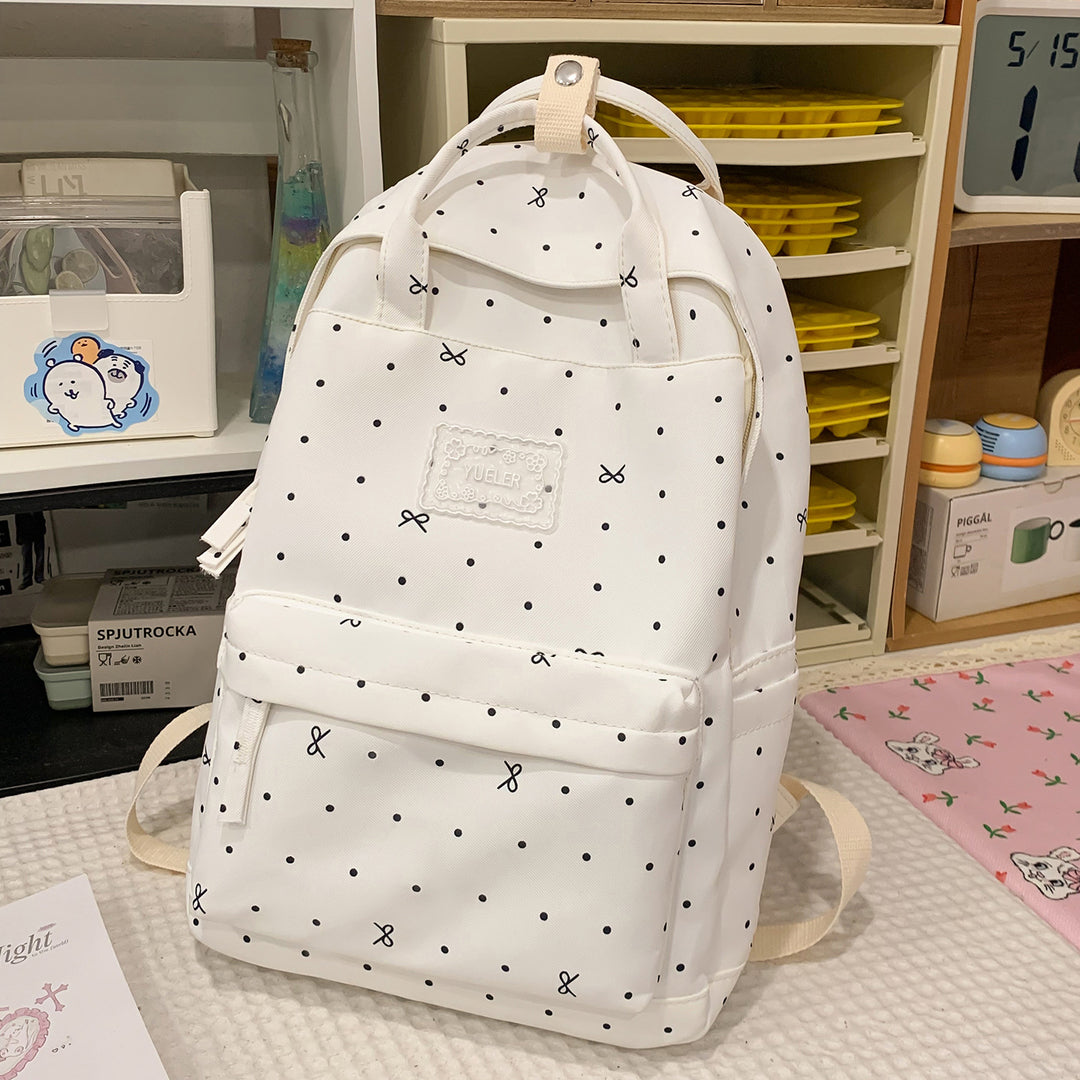 Stylischer gepunkteter Rucksack Karnz