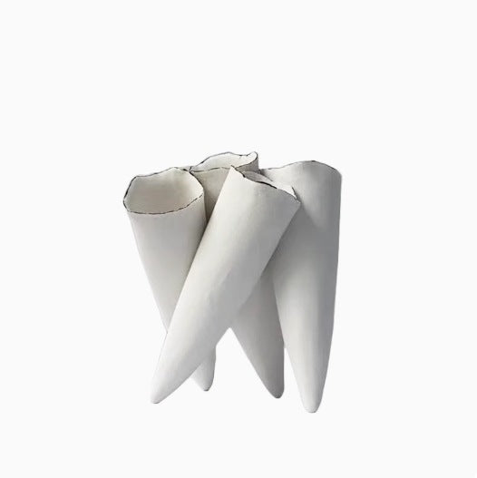Dekorative Moderne Skulptierte Vase