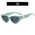 Damen Cat-Eye Sonnenbrille mit stylishem Zebra-Design und luxuriösen Akzenten Karnz